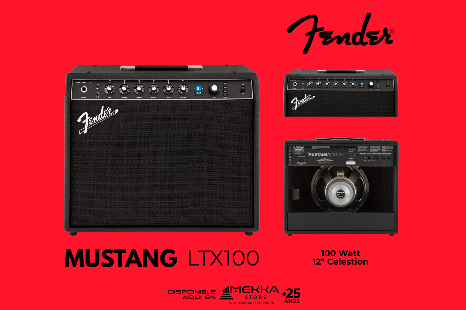 FENDER MUSTANG LTX100