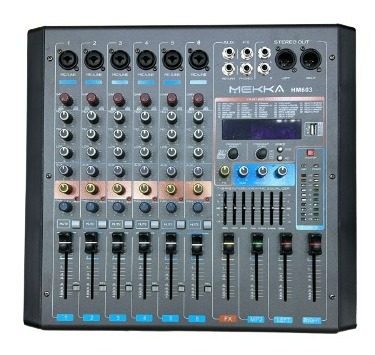 MESA DE SOM MEKKA HM603 AMPLIFICADA — foto 1