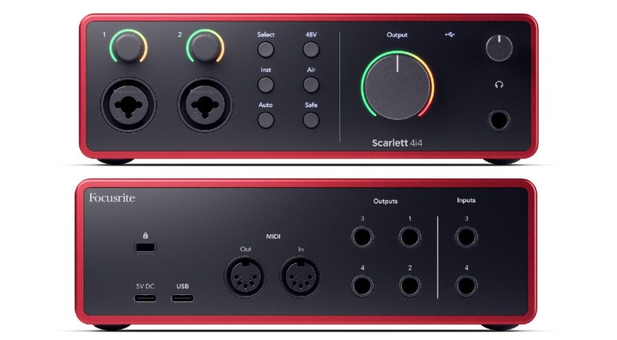INTERFACE FOCUSRITE SCARLETT 4I4 4TH GEN — foto 1