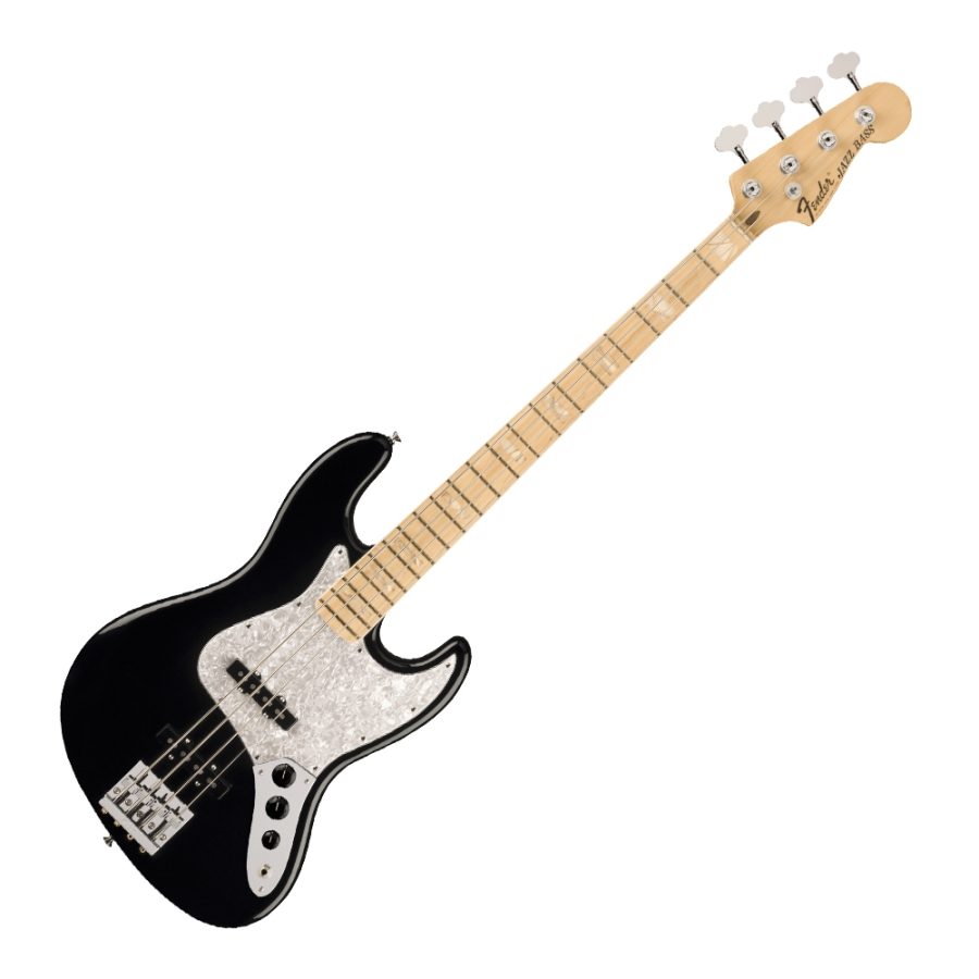 FENDER GEDDY LEE JAZZ BASS MN BLK — foto 1