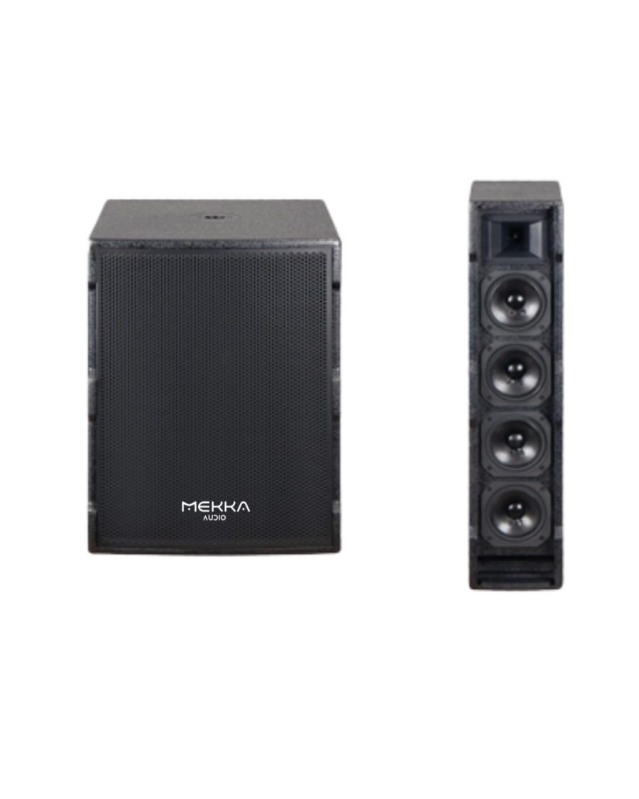 SISTEMA ATIVO MEKKA LA1504 (SUB 15'' + COLUNA 6x4´´) — foto 1