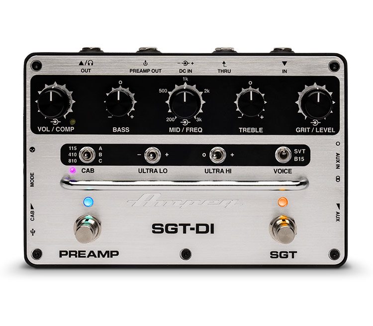 AMPEG SGT-DIE PREAMPS AND DI PEDAL — foto 1