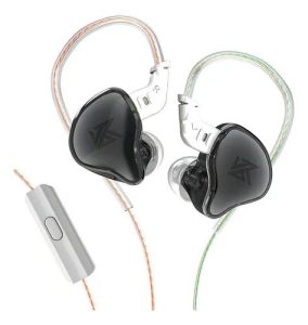 Fone Retorno KZ EDC - Black - MIC