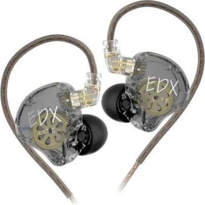 Fone Retorno KZ EDX Lite - Transparent Grey