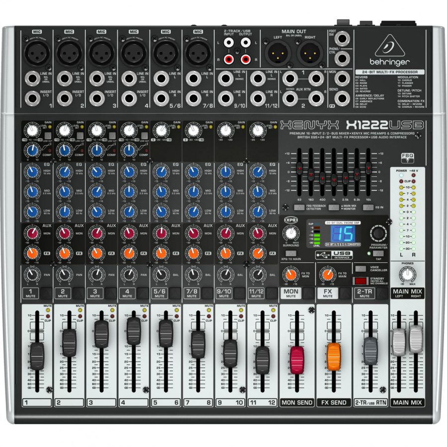 MESA DE SOM BEHRINGER XENIX QX1222 USB — foto 1