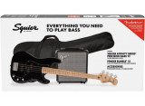 PACK FENDER PJ BASS MN BLK R15