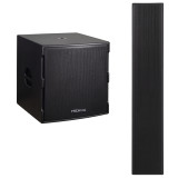 SISTEMA ATIVO MEKKA LA1804 (SUB 18'' + COLUNA 8x4��)