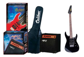 KIT DE GUITARRA MEGA/CALIBER GC-PACK-BK