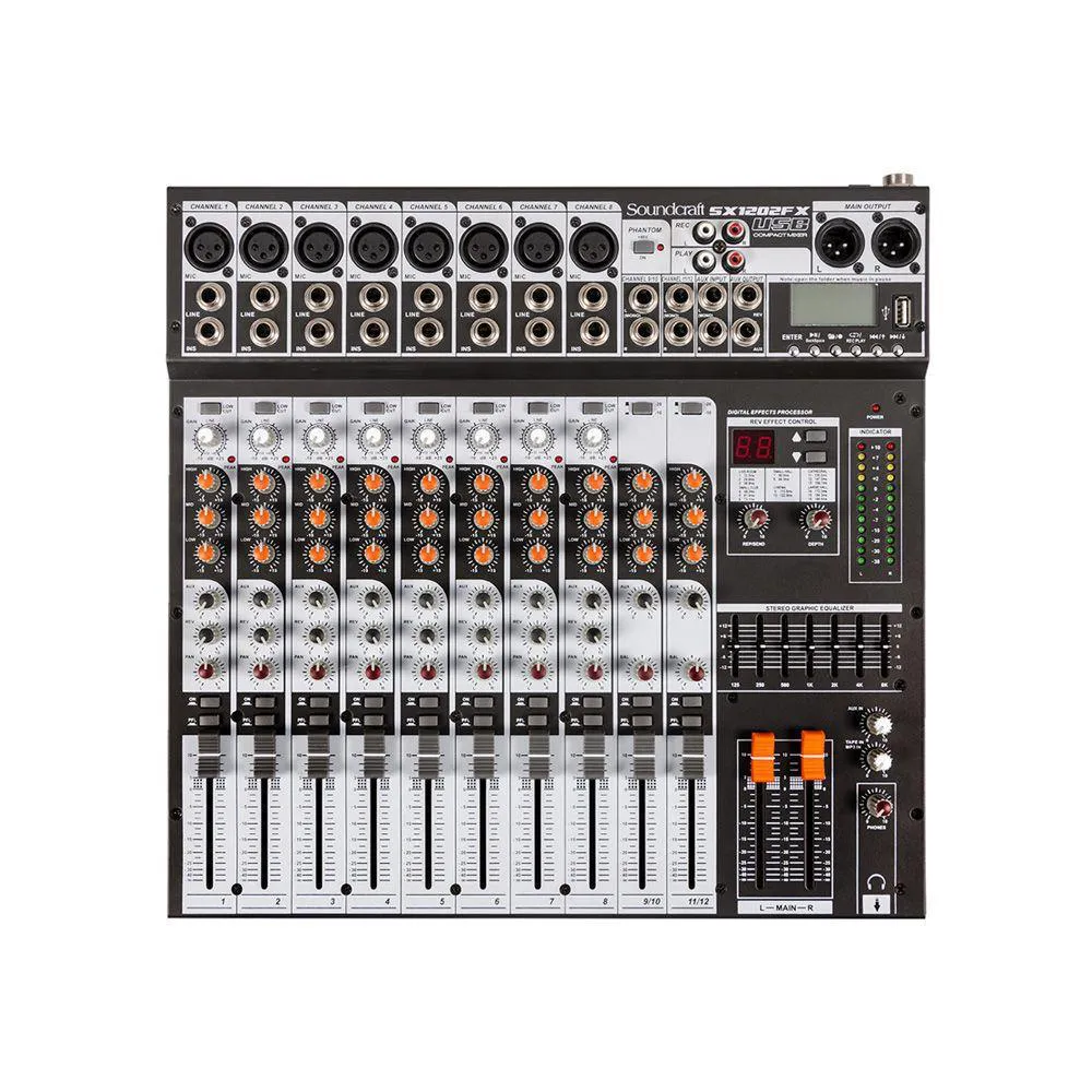 MESA DE SOM SOUNDCRAFT SX1202FX