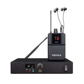 SISTEMA MONITOR/IN-EAR S/ FIO MEKKA EM01